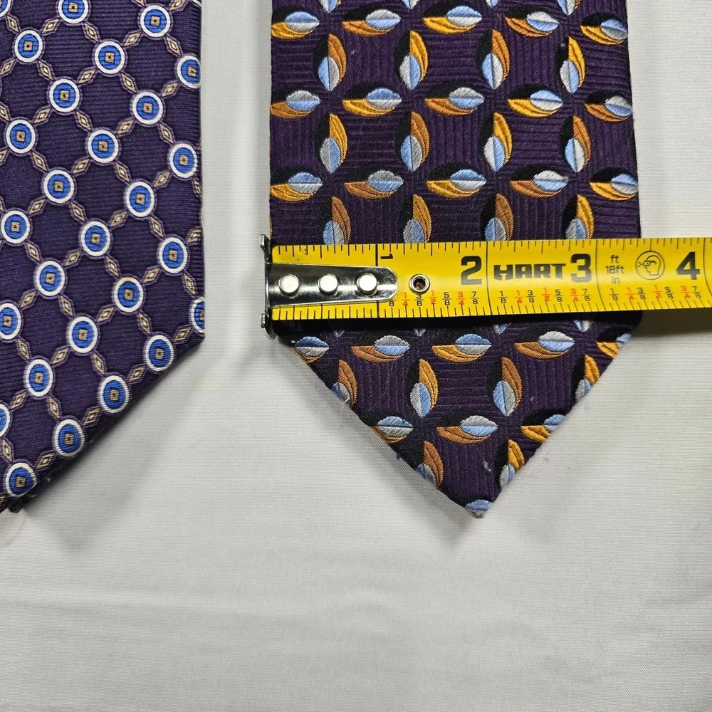 Jos. A. Bank Signature Gold Silk Tie Lot of 5 Old Money Business‎ Designer